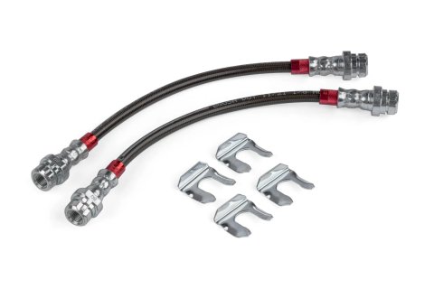 APR Braided Stainless Steel Direct-Fit Brake Lines BRK00048 Lines, Rear, Braid, Black, Audi, Volkswagen, Pair thumbnail 3