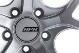 APR A01 Flow-Formed Hyper Silver Wheels 19x8.5 Wheel, Flow Formed, Aluminum, Silver, Satin, 19 in. x 8.5 in., +45mm Offset, 5 x 112mm Bolt Pattern, Each thumbnail 1