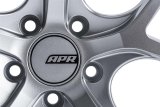 APR A01 Flow-Formed Hyper Silver Wheels 19x8.5 Wheel, Flow Formed, Aluminum, Silver, Satin, 19 in. x 8.5 in., +45mm Offset, 5 x 112mm Bolt Pattern, Each thumbnail 2
