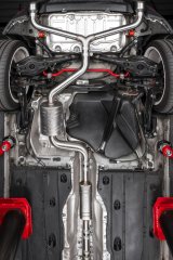 APR Cat-Back Exhaust Systems for 2018-2021 GTI - CBK0007 Systems, Cat-Back, Single In/Dual Out, Stainless Steel, Natural, Split Rear Exit, Polished Tips, Volkswagen, 2.0L, Kit thumbnail 1