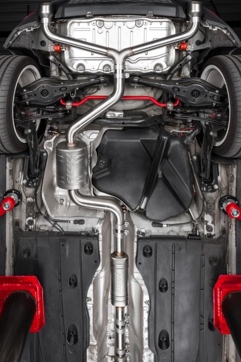 APR Cat-Back Exhaust Systems for 2018-2021 GTI - CBK0007 Systems, Cat-Back, Single In/Dual Out, Stainless Steel, Natural, Split Rear Exit, Polished Tips, Volkswagen, 2.0L, Kit