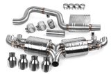 APR Cat-Back Exhaust Systems CBK0017 Systems, Cat-Back, Single In/Four Out, Stainless Steel, Natural, Split Rear Exit, Polished Tips, Volkswagen, 2.0L, Kit thumbnail 2