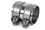 APR Slip Clamps EXH0122 Exhaust Clamps, Clamps, Band Clamp, Butt Joint, Stainless Steel, Natural, 3.00 in. Pipe Diameter, AWD Vehicles Only, Audi, Volkswagen, Each thumbnail 4