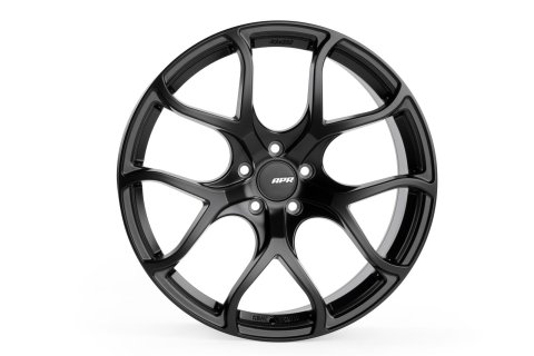 APR A01 Flow-Formed Satin Black Wheels 20x9 Wheels, A01, 20 x 9, +42 Offset, 5 x 112 mm Lug Pattern, Aluminum, Black, Audi, Ssat, Skoda,Volkswagen, Each thumbnail 1