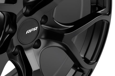 APR A01 Flow-Formed Satin Black Wheels 20x9 Wheels, A01, 20 x 9, +42 Offset, 5 x 112 mm Lug Pattern, Aluminum, Black, Audi, Ssat, Skoda,Volkswagen, Each thumbnail 3