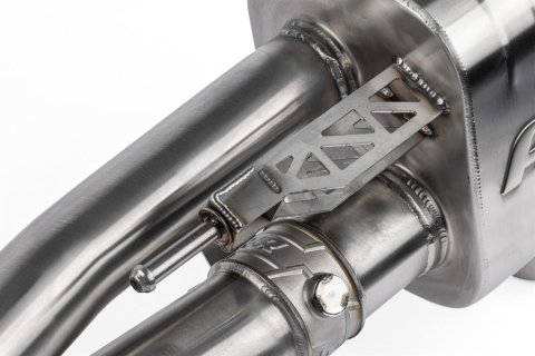 APR Cat-Back Exhaust Systems CBK0051 System, Catback, 304 Stainless Steel, Brushed, Split Rear Exit, Audi, Kit thumbnail 3