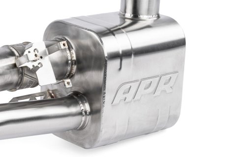 APR Cat-Back Exhaust Systems CBK0051 System, Catback, 304 Stainless Steel, Brushed, Split Rear Exit, Audi, Kit thumbnail 6