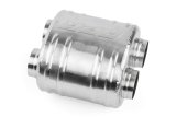 APR Premium Sound Absorption 304 Stainless Steel 2.5 Inch Muffler MUH0010 Muffler, Absorption, in. Dual Inlets/2.5 in. Dual Outlets, Steel, Brushed, Universal, Each thumbnail 2
