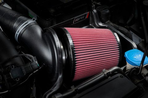 APR Open PEX Intake Systems for 2019-2021 GOLF, JETTA, 2019 GOLF SPORTWAGEN - CI100062 Air Intake, PEX, Black Tube, Cotton Gauze Filter, Red, Oiled, Volkswagen, L4, Kit