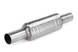 APR Front 304 Stainless Steel 3 Inch Muffler CBK0005 Mufflers, Front, Steel, Brushed, 3.00 in. Center Inlet/Outlet, Reversible, Volkswagen, Each thumbnail 3