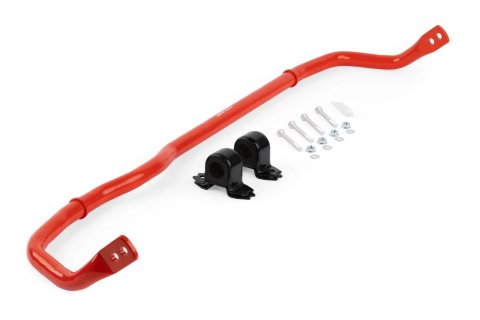 APR Roll-Control Sway Bars SUS00029 Bars, Bar, Front Position, Adjustable, Steel, Hollow Bar, 0.984 in. Diameter, Red, with Bushings, Audi, Volskwagen, Each