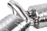 APR Cat-Back Exhaust Systems CBK0003 Systems, Catback, Stainless Steel, Natural, Split Rear Exit, Polished Tips, Audi, 2.0L, Kit thumbnail 1