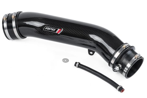 APR Carbon Fiber Intake Tubes CI100038-B Air Tubes, Fiber, 4.00 in. Diameter, Audi, 2.5L, Each thumbnail 2