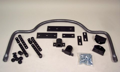Hellwig Anti-Sway Bars 7625 Sway Bar, Gray Hammertone, Chromoly Steel, Rear, 1 1/8 in. Diameter, Dodge, Ram Pickup, RWD, Kit thumbnail 2