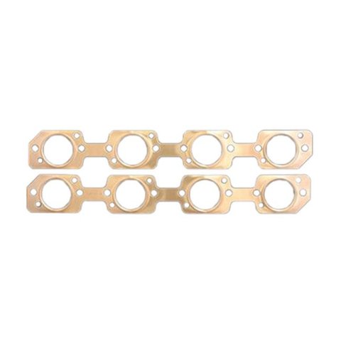 SCE Pro Copper Embossed Exhaust Gaskets 4436 Gaskets, Header, Copper, Ford, Small Block, Pair
