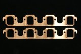 SCE Pro Copper Embossed Exhaust Gaskets 4135 Gaskets, Header, Copper, Ford, Big Block 385 Series, Pair thumbnail 2