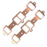 SCE Pro Copper Embossed Exhaust Gaskets 4079 Gaskets, Header, Copper, Stock Port, Oldsmobile, V8, Pair thumbnail 3