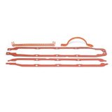 SCE AccuSeal Pro Oil Pan Gaskets 213194 Gasket, BBC Stroker w/notched oil pan, Set thumbnail 1
