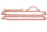 SCE AccuSeal Pro Oil Pan Gaskets 213194 Gasket, BBC Stroker w/notched oil pan, Set thumbnail 2