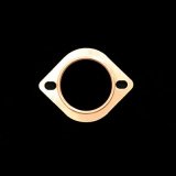 SCE Pro Copper Embossed Exhaust Flange Gaskets for 2002-2005 IMPREZA - 9447 Gasket, Header Flange, Copper, 2-Bolt, 3 in. I.D., Subaru, 2.5L, Each thumbnail 2
