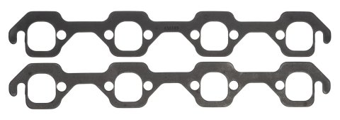 SCE Graph-Form Premium Header Gaskets 436183 and Exhaust Manifold Gaskets, Premium, Oval Port, for AFR 1396-1399 Heads, Ford, 289/302/351W, Pair