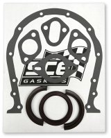 SCE Short Block Base Sets 41104 Gaskets, Set, Chevy, Small Block, Gen I, Viton Rear Main Seal, Two-Piece, Set thumbnail 2
