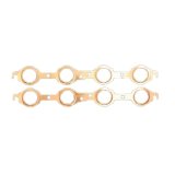 SCE Pro Copper Embossed Exhaust Gaskets 4019 Gaskets, Header, Copper, Round Port, Chevy, LS1, Pair thumbnail 1