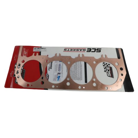 SCE Pro Copper Head Gaskets P165272 Gaskets, Copper, 4.520 in. Bore, 0.072 in. Compressed Thickness, O-ring of the Block or Heads Is Required, Chevrolet, Big Block W, Each