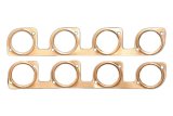 SCE Pro Copper Embossed Exhaust Gaskets 4074 Header and Manifold Gaskets, Embossed, Round Port, for AJPE 481X Alcohol Racing Heads, V8, Pair thumbnail 2