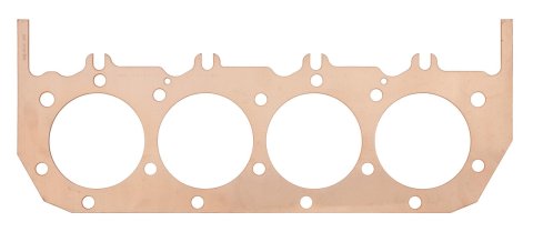 SCE Pro Copper Head Gaskets P133850NW Gaskets, Copper, 4.380 in. Bore, 0.050 in. Compressed Thickness, No Water Holes, Chevrolet, Big Block Mark IV, Each