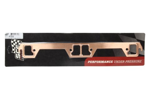 SCE Pro Copper Embossed Exhaust Gaskets 4029 Gaskets, Header, Copper, Dog Leg Port, AMC, V8, Pair thumbnail 2