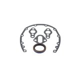 SCE Timing Cover Set Gaskets 11103 and Seal, Water Pump Gaskets, Fuel Pump Gasket, Rear Main Seal, Chevy, Small Block, thumbnail 1