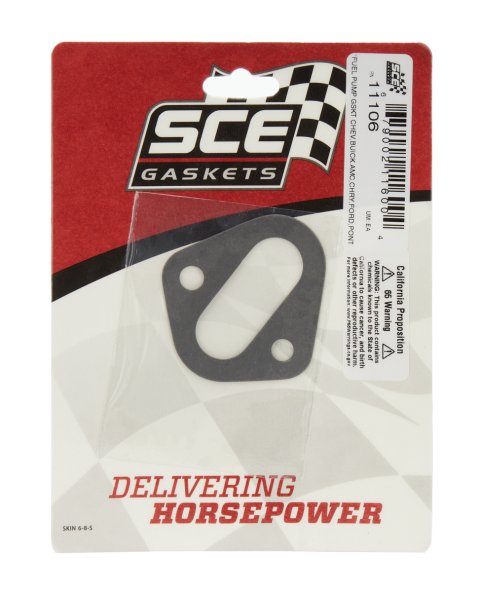 SCE Fuel Pump Gaskets 11106 Gasket, Composite, 0.032 in. Thick, Chevy, Small Block, Each thumbnail 2