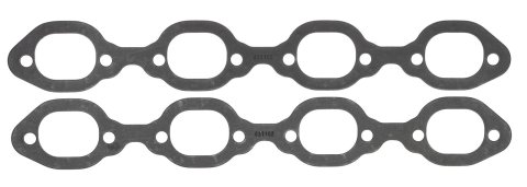 SCE Graph-Form Premium Header Gaskets 437182 Exhaust Gaskets, Oval Port, High-Density/Hi-Temp Graphite, Ford, Pair