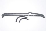 SCE AccuSeal E Oil Pan Gaskets 111090 Gasket, E, Multi-Piece, Nitrile, Butadiene, Chevy, Small Block, Set thumbnail 2
