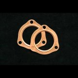 SCE Pro Copper Collector Gaskets 4250 Gaskets, Copper, Embossed, 3-Hole, 2.50 in. Inside Diameter, Pair thumbnail 2