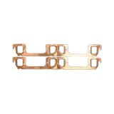 SCE Pro Copper Embossed Exhaust Gaskets 4169 Gaskets, Header, Copper, Stock Port, Mopar, Small Block Magnum, Pair thumbnail 1