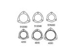 SCE AccuSeal E Collector Gaskets 512040 Gaskets, Compressed Fiber Laminate, 3-Hole, 3 in. Inside Diameter, Set of 10 thumbnail 2