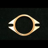 SCE Pro Copper Embossed Exhaust Flange Gaskets 4200 Gaskets, Flange, Copper, 2-Bolt, 2.50 in. I.D., Each thumbnail 2