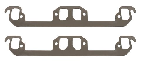 SCE AccuSeal E Exhaust Gaskets 169083 Header and Manifold Gaskets, E, Graphite/Kevlar®, Rectangular Port, Dodge, 5.2L Magnum, 5.9L Magnum, Pair