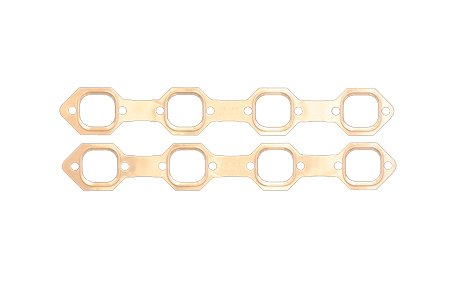 SCE Pro Copper Embossed Exhaust Gaskets 4636 Gaskets, Copper, Embossed, Ford, Small Block, Pair thumbnail 3