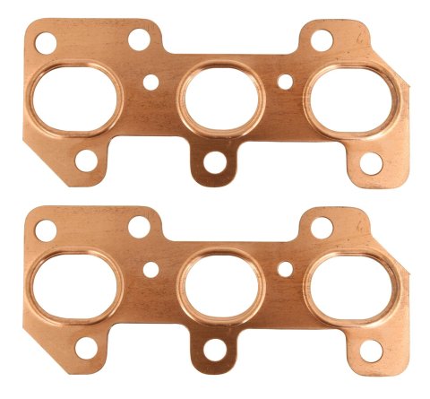 SCE Pro Copper Embossed Exhaust Gaskets 9439 Header and Manifold Gaskets, Embossed, Oval Port, for 2JZGTE Engine, Toyota, 3.0L, Pair