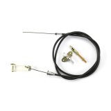 Lokar Emergency Brake Connector Cables EC-8000U Cable, Underdash Hand-Operated Brake, 6 ft. Length, Black Housing, Ford, Kit thumbnail 4