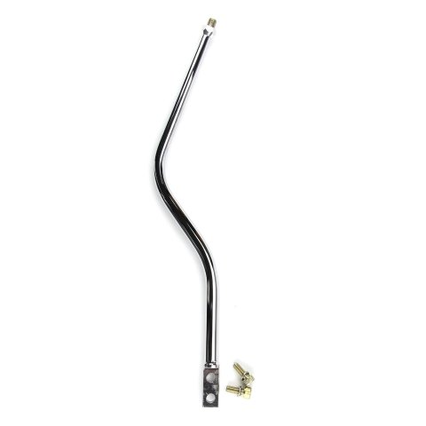 Lokar Manual Transmission Shifter Levers MSL6B2 Stick, Double Bend, Lay Back, Chrome, 16.00 in. Length, Fits Tremec/Borg Warner T-5, T-45, T-56 Only thumbnail 2