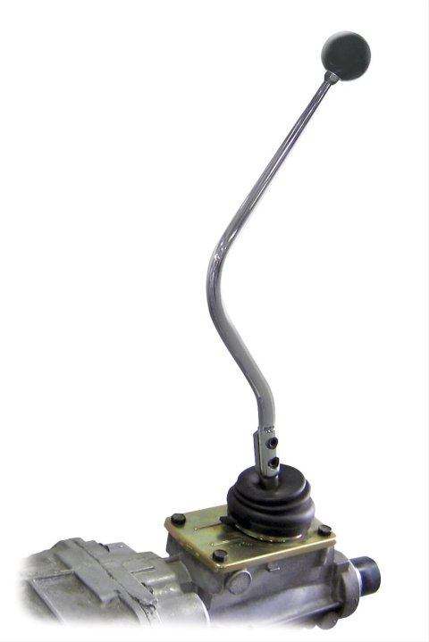 Lokar Manual Transmission Shifter Levers MSL6B2 Stick, Double Bend, Lay Back, Chrome, 16.00 in. Length, Fits Tremec/Borg Warner T-5, T-45, T-56 Only thumbnail 3
