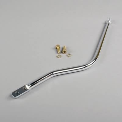 Lokar Manual Transmission Shifter Levers MSL6B2 Stick, Double Bend, Lay Back, Chrome, 16.00 in. Length, Fits Tremec/Borg Warner T-5, T-45, T-56 Only thumbnail 4