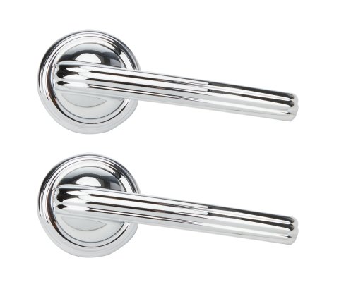 Lokar Goolsby Edition Lucille Series Interior Door Handles GSE-2173 Handles, Series, Billet Aluminum, Fits Ford Pre-1949, Chrome Plated, Pair thumbnail 2