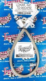Lokar Hi-Tech Flexible Braided Stainless Transmission Dipsticks TD-30C4FM Dipstick, Steel, Natural, Firewall Mount, C-4, Case Fill, Each thumbnail 3