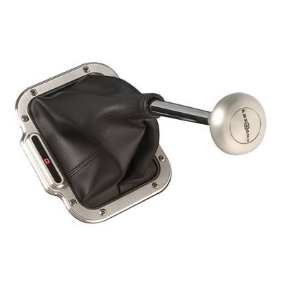 Lokar LED Shifter Boot Indicators CINB-1766 Shift Indicator, Vertical LED, Brushed Billet Aluminum, Black Boot, No Sensor Kit, GM, Each thumbnail 2