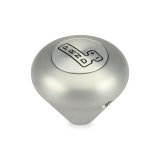 Lokar Electronic Sport Shifters ES4R70WFM Automatic Shifter, Shifters, Detent, 6.000 in. Straight Chrome Stick, 3/8-24 in., Brushed Mushroom Knob, 4R70W/ AODE, Each thumbnail 2